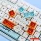 Plastic 104+49 XDA-like Profile Keycap Set Cherry MX PBT Dye-subbed for Mechanical Gaming Keyboard